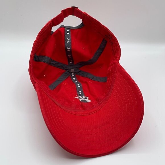 Cincinnati Bearcats NCAA Red Under Armour Relaxed Fit Strapback Hat - Picture 4 of 5